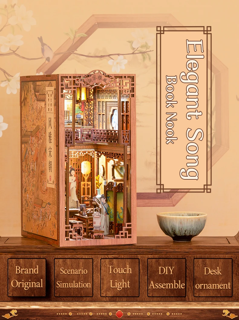 Elegant Song DIY Book Nook Kit