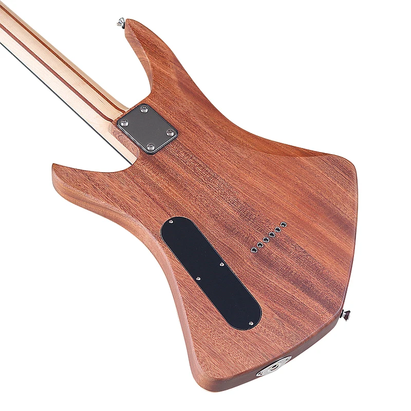 Electric Guitar 6 String Travel Guitar 39 Inch Solid Basswood Body Maple Neck