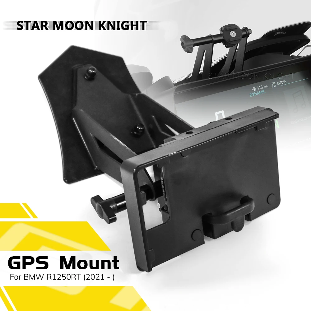 

Motorcycle Navigation Bracket GPS Mount Device Carrier SMART PHONE Adapt Holder For BMW R 1250 RT R1250RT 2021 2022 2023-