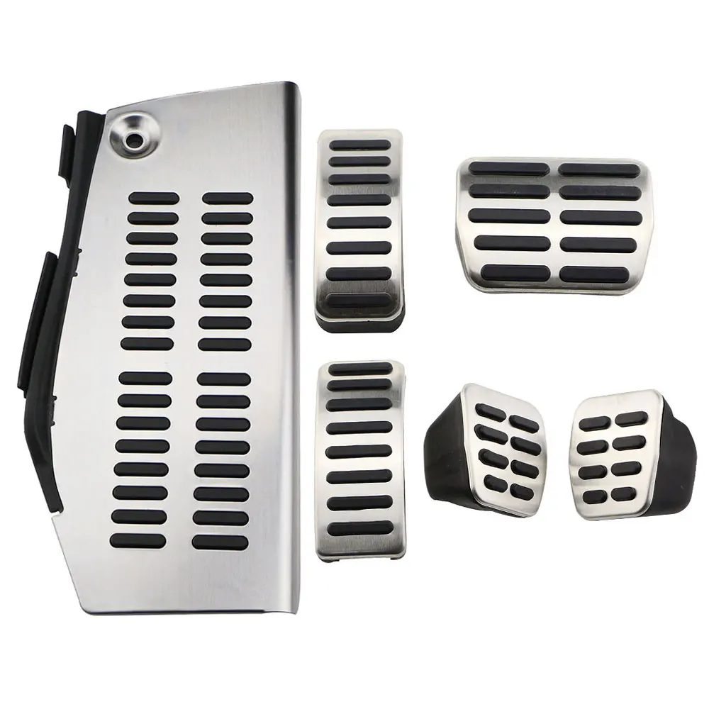 Stainless Steel Car Pedals Gas Brake Foot Rest For Volkswagen VW Polo Golf 4 Bora Beetle RSi GTI R32 For Audi A3 8l Seat car pedals