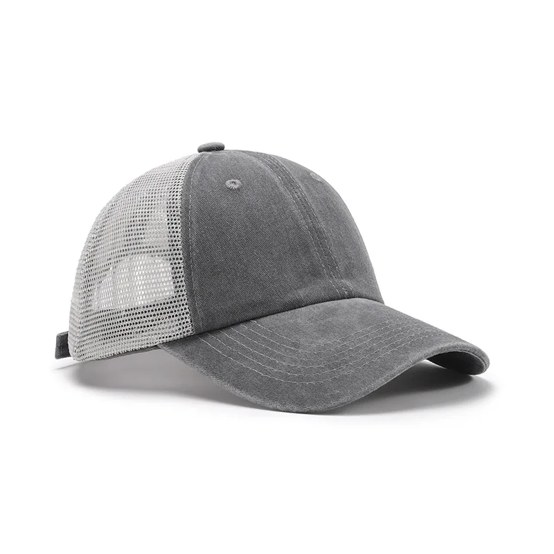 Summer Outdoor Soft Top Wash Unisex Men Women Neutral Duck Tongue Net Cap Travel Sports Tourism Baseball Cap 5