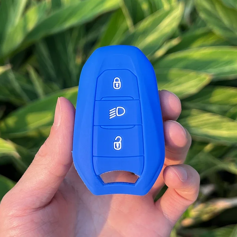 Silicone Car Key Case Cover for Citroen C2 C3 C5 X7 C4 Picasso Berlingo for Peugeot 208 308 408 508 3008 4008 5008 Smart Key key case,key case cover