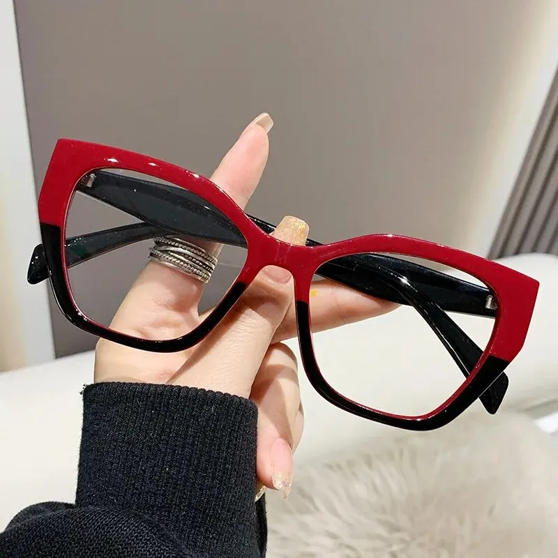 Anti Blue Light Glasses Cat Eye Frame For Men Women Optical Lens Replaceable Eyewear