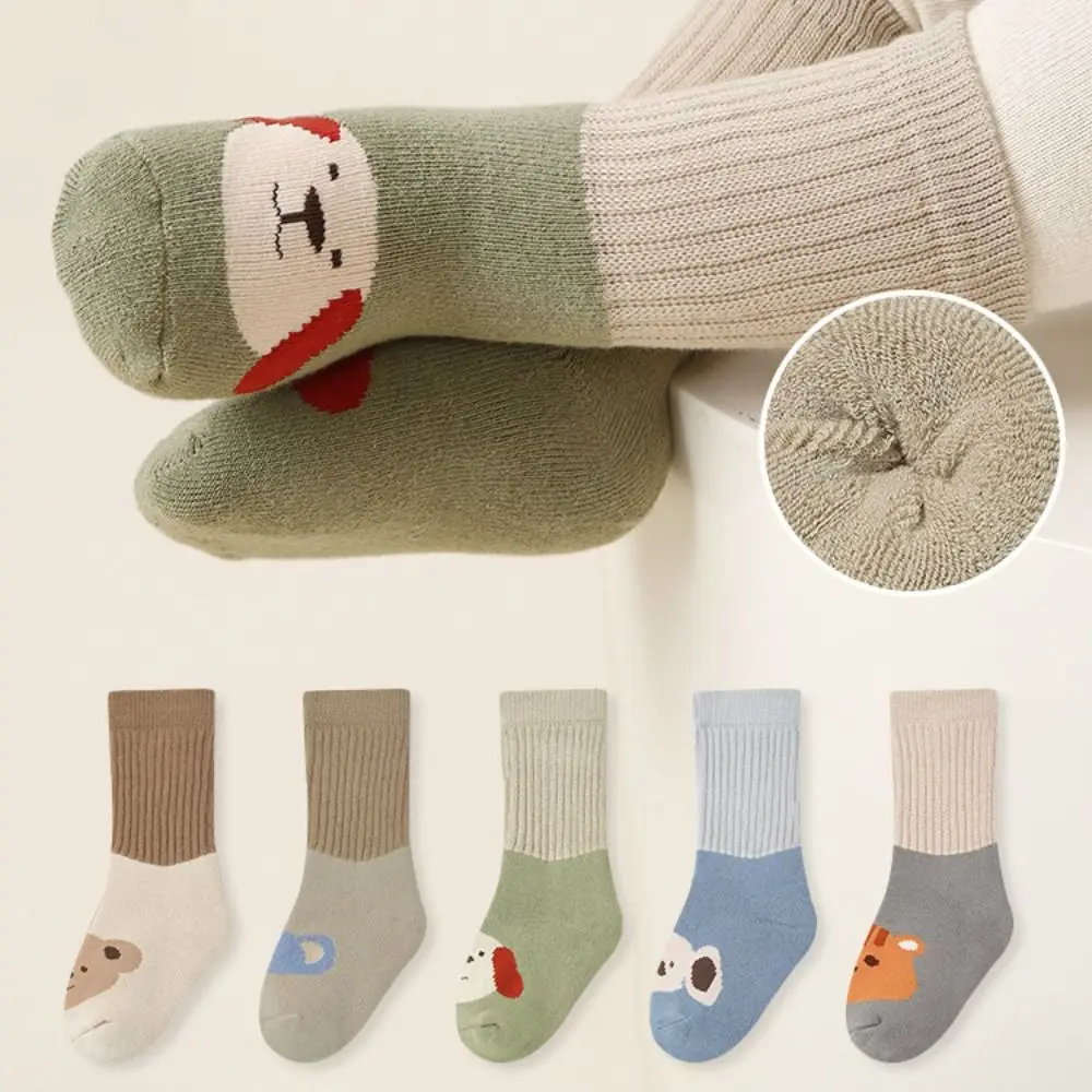 

Sweet Warm Comfortable Baby Over The Knee Socks Korean Style Infant Socks Animal Pattern Home Sleep Socks