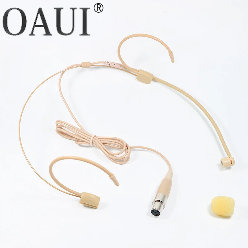 

Dynamic Headworn Headset Microphone Hypercardioid Mic For Shure Wireless Body-Pack Transmitter Mini 4pin XLR TA4F Connector