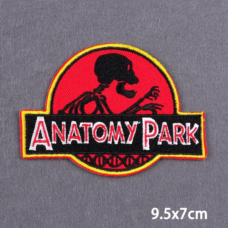 Diansour Eisen auf Patches für Kleidung thermoadhäsive Patches Abenteuer Landschaft Tier Stickerei Patch auf Kleidung DIY – Detail 11