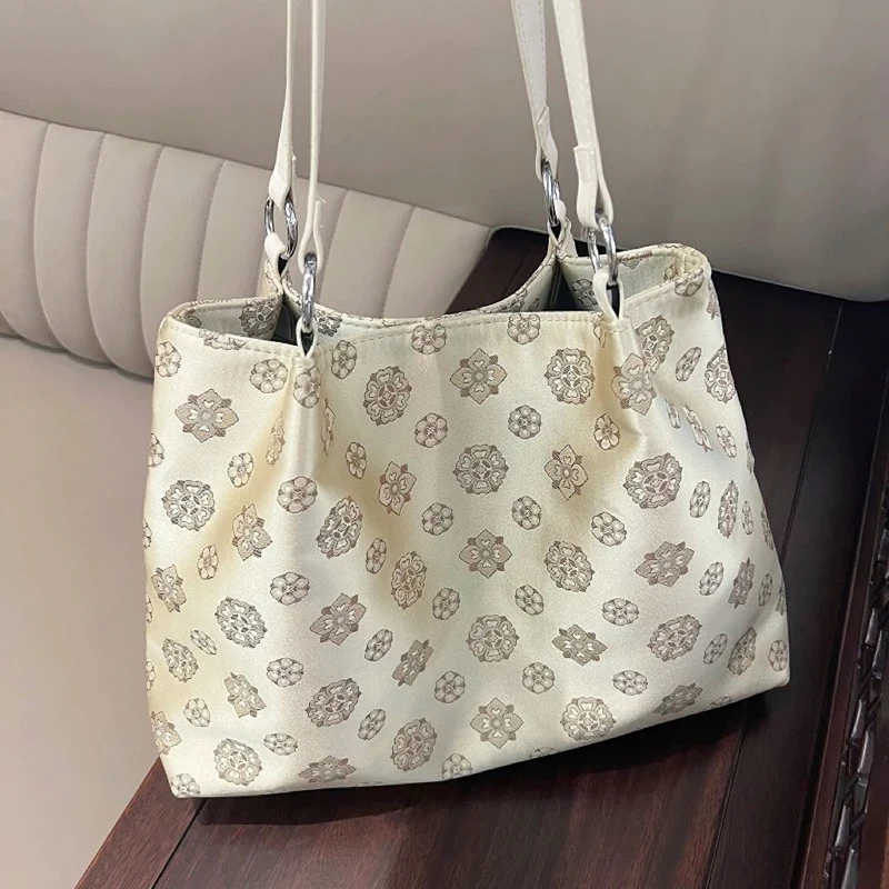 

Women's Roomy Hobos Handbag Jacquard Weave Large Female Commuter Shoulder Bag Ladies Casual Shopper Tote Bags 2023 Chinese Style
