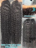 WIGIRL 250% HD 13X6 Curly 30 40 Inch Loose Deep Wave 13X4 Lace Frontal Human Hair Wigs Transparent Lace Front Brazilian Remy Wig 2