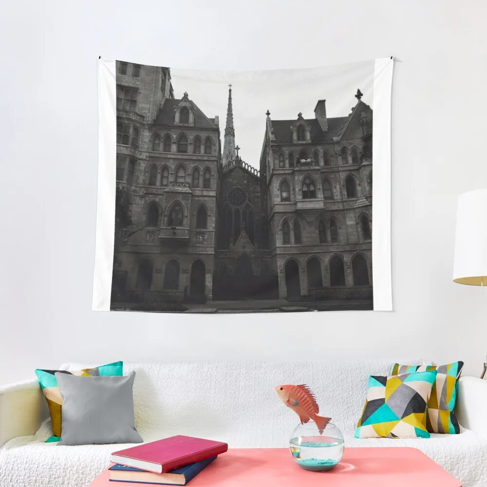 

Dark academia church Tapestry Christmas Decorations For Home
