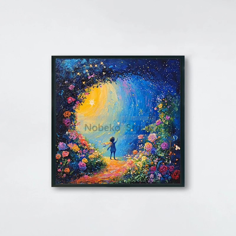 100x100cm Unframed
