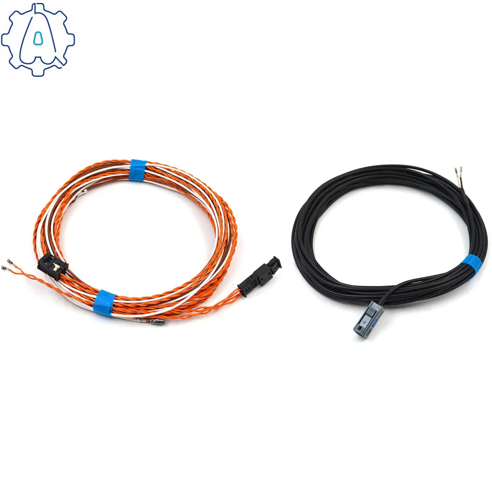 

For VW MQB Tiguan for Audi A3 8V A4 B9 A5 A6 Q3 Q5 Octavia Superb HighLine Rear View Camera Dynamic Trajectory Cable harness