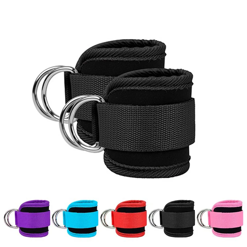 Fitness Ankle Straps Ankle Support Ankle Wrist Cuffs Hip Leg Muscle Trainer Yoga Resistance Bands Gym Sport Tension Rope