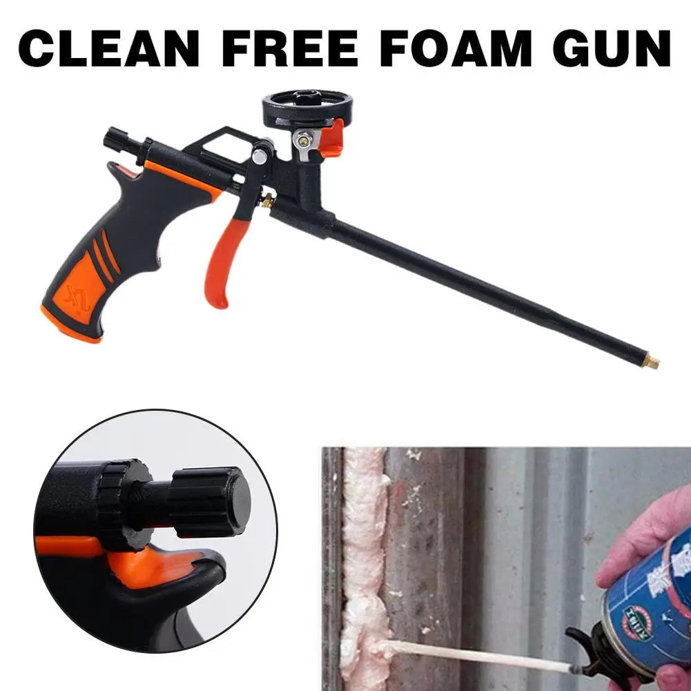 Expansion Foam Spray Gun Free Cleaning Polyurethane Foam Agent Perfluorocarbon Foam Gun Manual Tool For House Renovat copper tube expander dszh st e800a electric eccentric air conditioner copper tube expansion horn tool new three generations