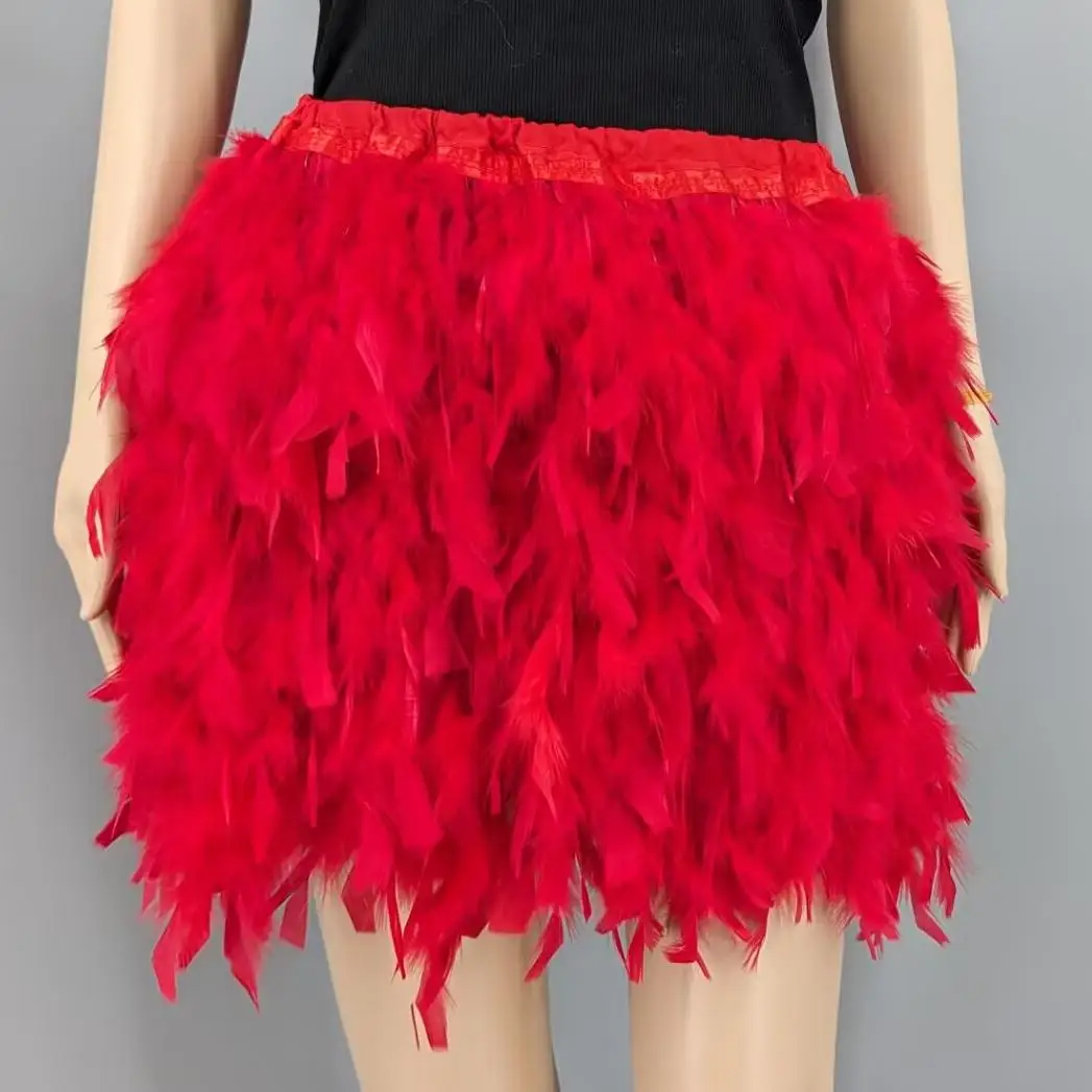 riu rちゃん　Feather short skirt S83f85afb61314a369294e7bc03266