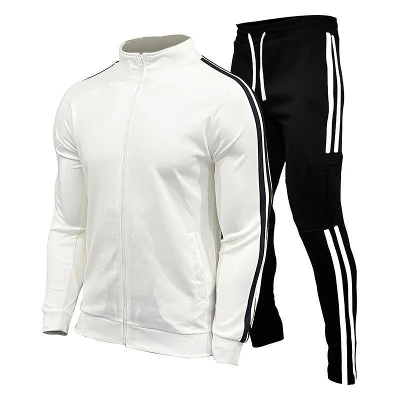 2023 new spring and autumn casual fashion solid color light plate zipper cardigan suit hot selling men's jacket trend