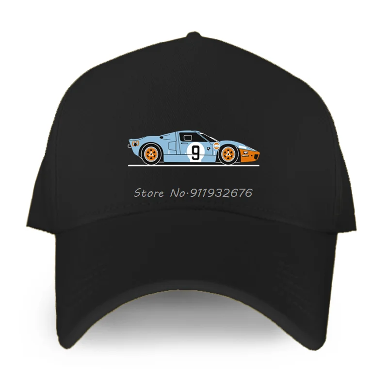 Race Retro Classic 1968 Le Mans Gt40 Racing Car Baseball Cap Men Women