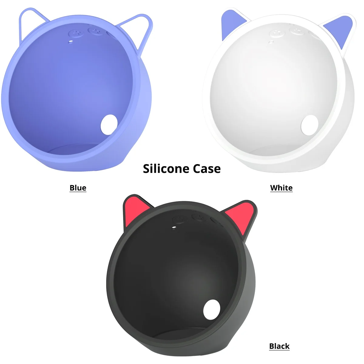 Custodia In Silicone Impermeabile Per Echo Pop (2023) – Copertura Antiurto 360° Con Base Ispessita, Miglioramento Audio (Nero) - 3
