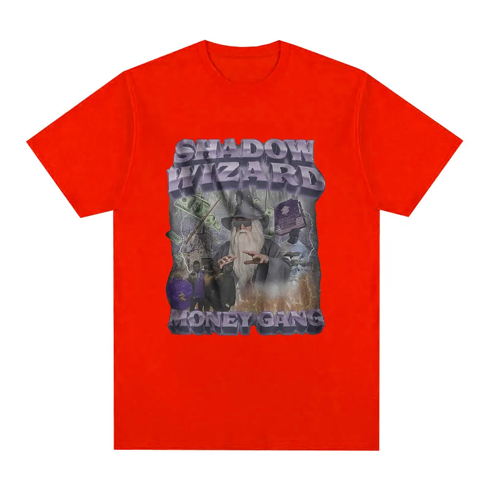 Shadow Wizard Money Gang Meme Graphic T-shirt Men Fashion Vintage
