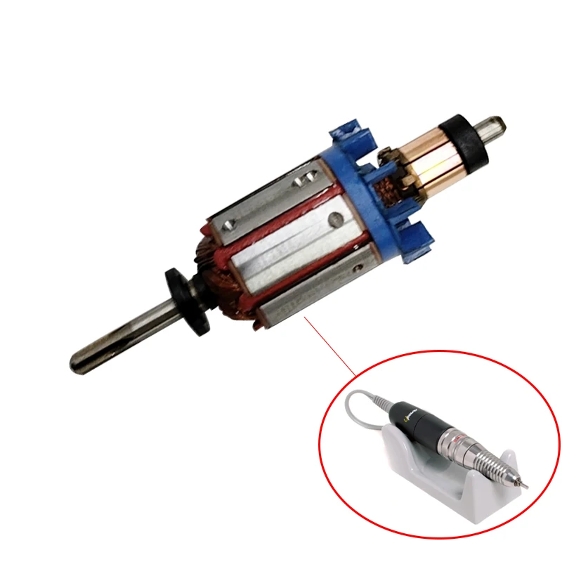 마이크로 모터 드릴 핸드피스 예비 부품 전기자, UP200 G3 핸들, 35000rpm 전기 매니큐어 기계, 네일 아트 액세서리 도구