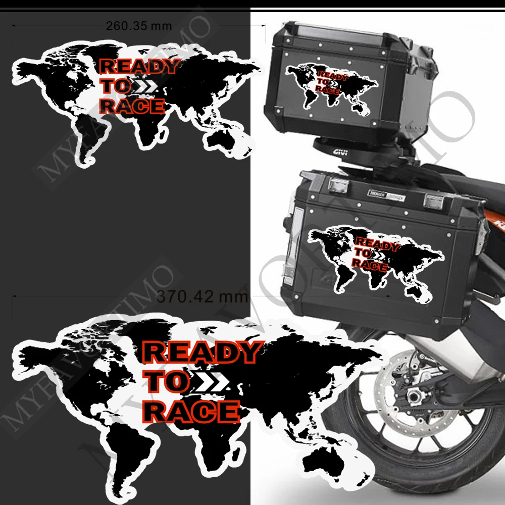 Motorcycle Stickers Tank Pad For 125 200 390 690 790 1290 Super 1080 1050 1090 Protection Luggage Cases Trunk Decals Kit