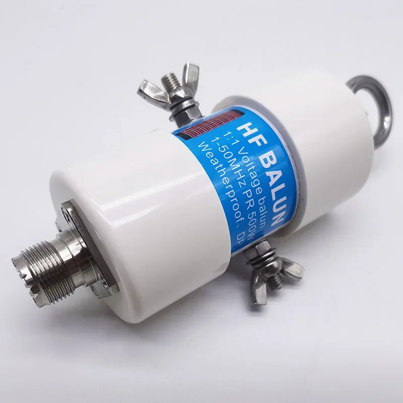 Banggood Waterproof HF Balun Durable 160m-6m Bands 1.8-50MHz 500W 1:1 Universal Voltage Balun for Shortwave Antenna Balun
