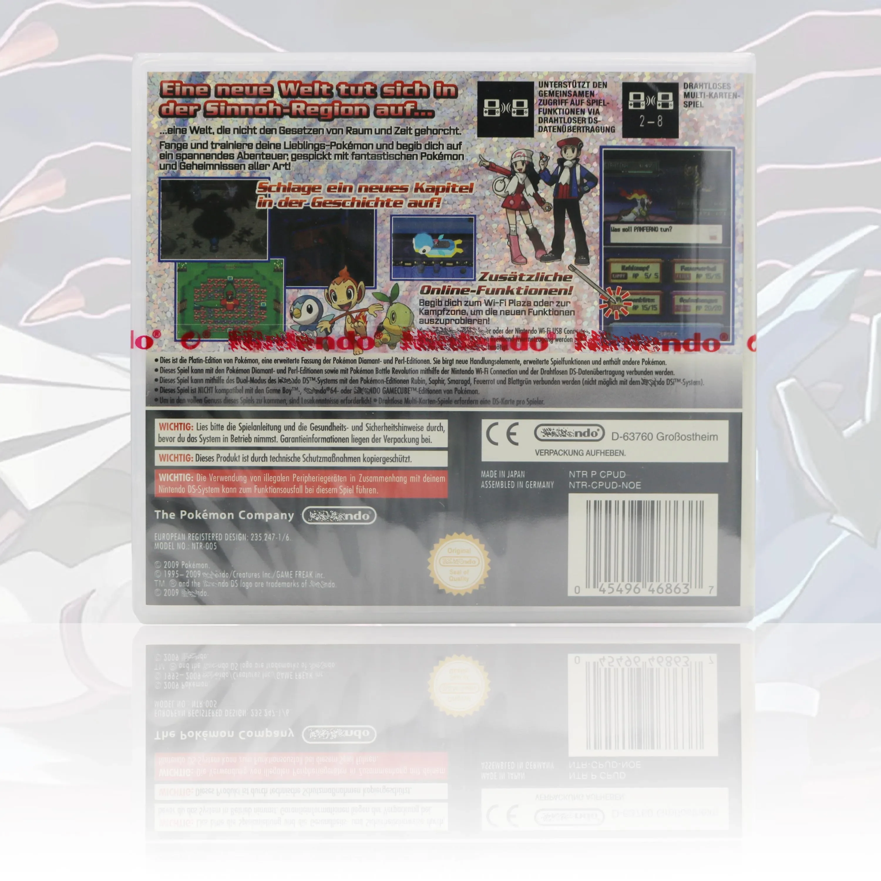 NOE Version Pokémon Platin-Edition New Sealed Package DS