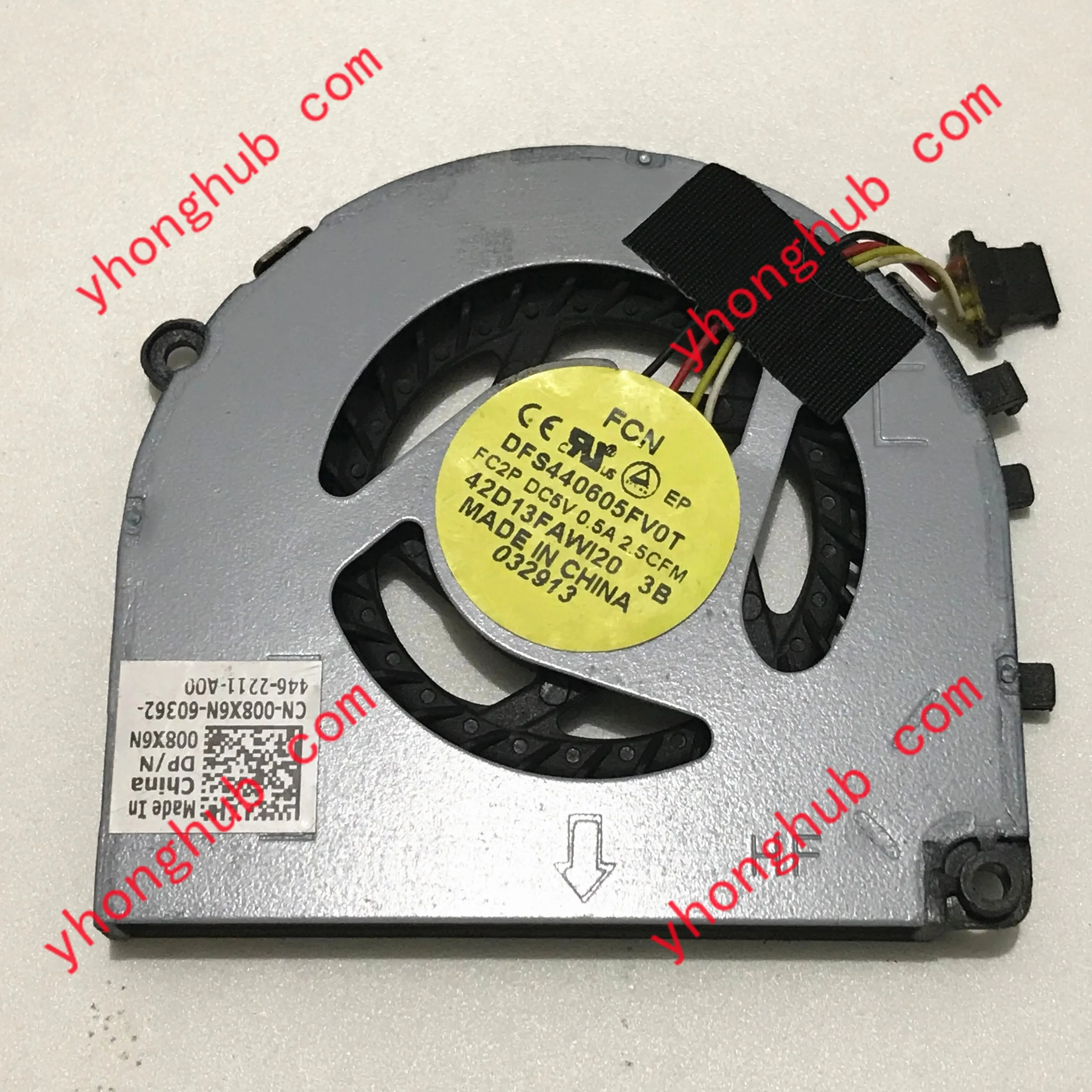

FCN DFS440605FV0T FC2P DC 5V 0.5A Cooling Fan