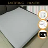 Grounding Pillow Case with Conductive Silver Fiber Organic Cotton Earthing Flat Bed Sheet for Better Sleep Natural Health정전기 방지 3
