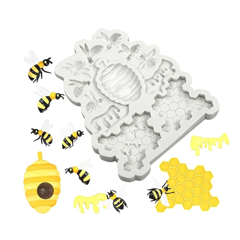 Cake topper forma di ape, decorazione per torte di compleanno