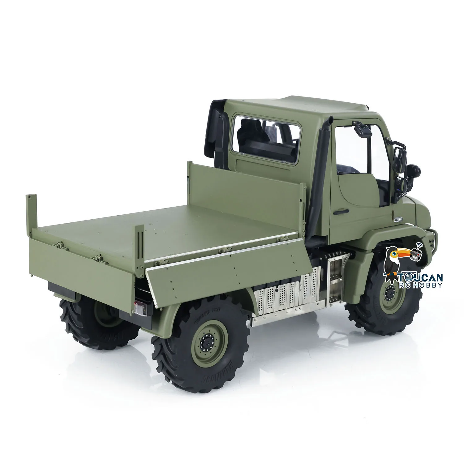 In Stock 1/10 Metal U423 4x4 RC Off-road Vehicle Bucket Radio Rock Crawler Car Light Sound 2 Speed Transmission Finished Model 5