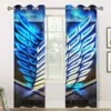 Wings of Liberty Attack on Titan Retro Shading Curtains  for Living Room Decoration Window Curtain 2 PC  4