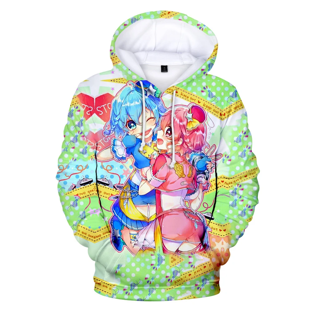 

Latest Idol Time Pripara 3D Print Fashion Fall Winer Suit Hoodies Sportswear Hooded Kawaii Women/Men The hooded Clothes