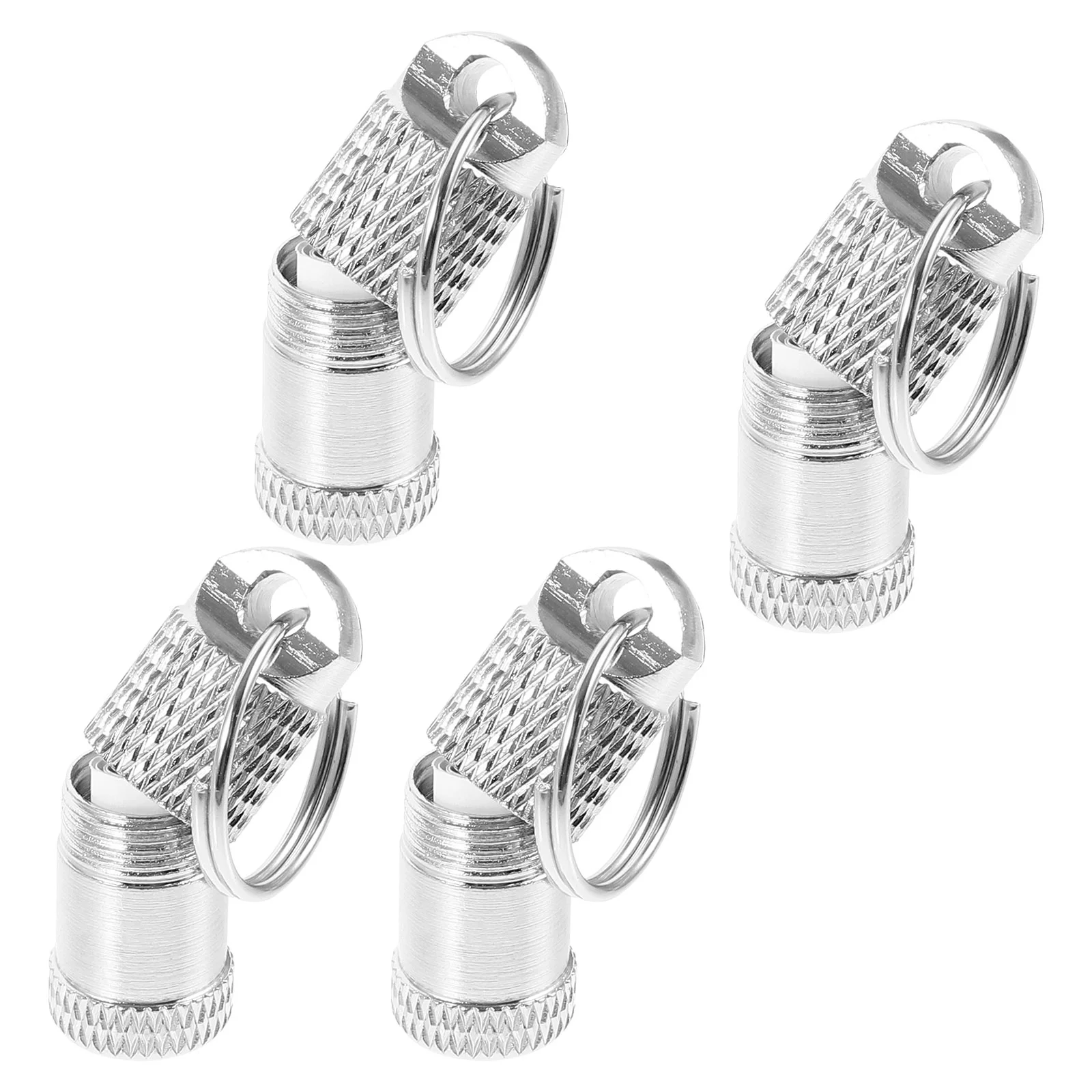 

4pcs Stainless Steel Pet ID Tags Dog Openable Tags Pendants Cat Tags Metal Address ID Tags for Puppy