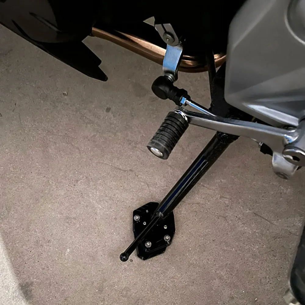 Motorcycle Kickstand Extension Pad Side Stand Enlarger Plate Accessories
