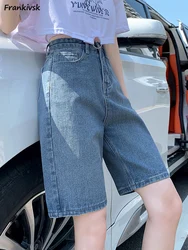 4 Color Denim Shorts Women Summer Cool Korean Style Hotsweet Casual Simple Breathable Versatile Sporty Schoolgirls Fashion Chci