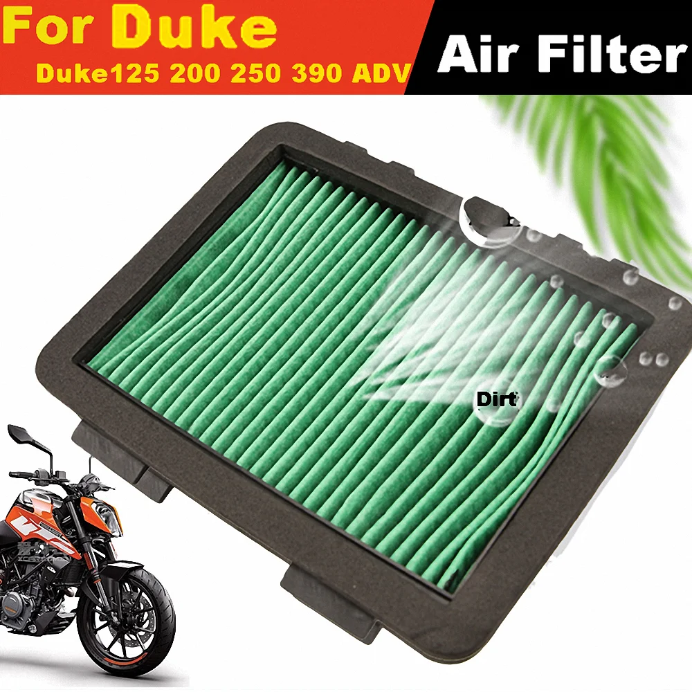 Filtre à Air Moto KTM Duke 125 200 250 390 Adventure 2020-2021 - Filtre Papier Haute Performance - Couleur Violet