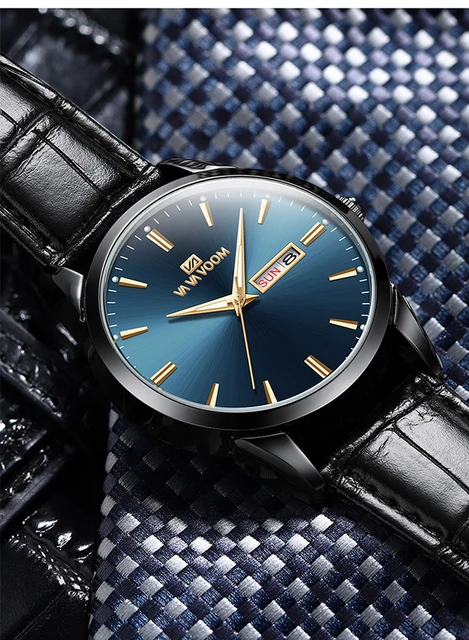 2023 New Men's Business Watch Classic British Style Leather