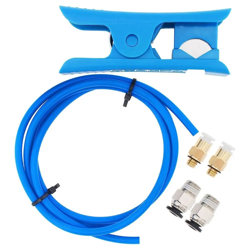 

Blue 1M PTFE Tube High-quality Bowden Tubing With Tube Cutter for CR-10/Ender 3/CR-20 Series/Ender 3 Pro/1.75mm Filament