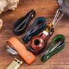 3 in 1 Cigar Cutter Tamper Scraper Multi Function Metal Tobacco Pipe Cleaner Genuine leather Smoking Pipes Stand Holder Rack 1