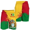 Guyana Flag Map 3D Printed Short Pants For Men Clothes Casual Hawaii Beach Shorts Guyanese National Emblem Trunks Male Trousers 1