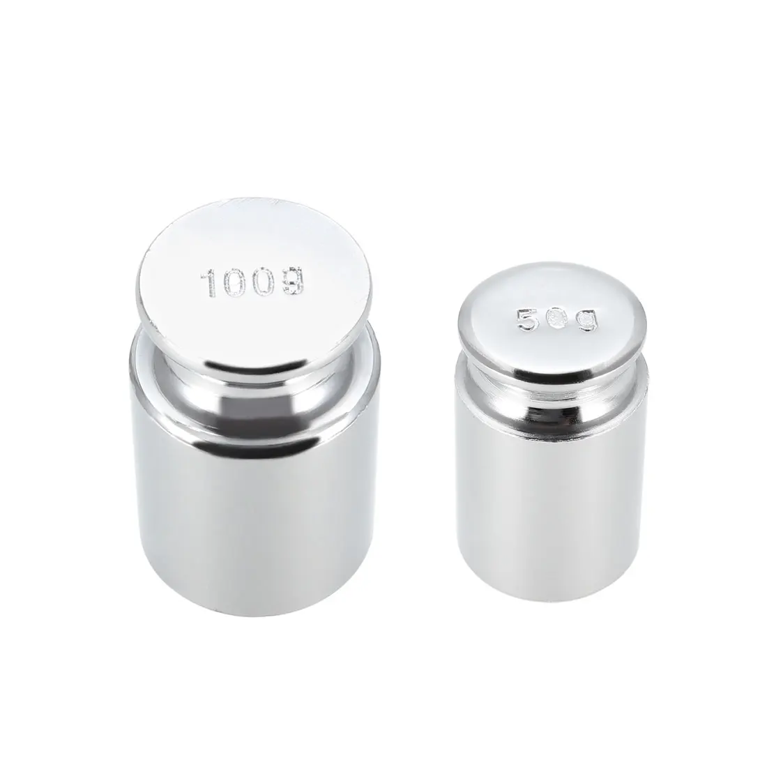 

1Set 50g 100g Calibration Weight Set M1 Precision Chrome Plated Steel Grams Weight Measurement Tool for Digital Balance Scales