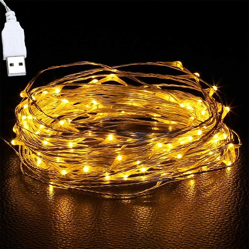 Enchanting Copper Wire LED Fairy Lights - Holiday & Event Décor Magic