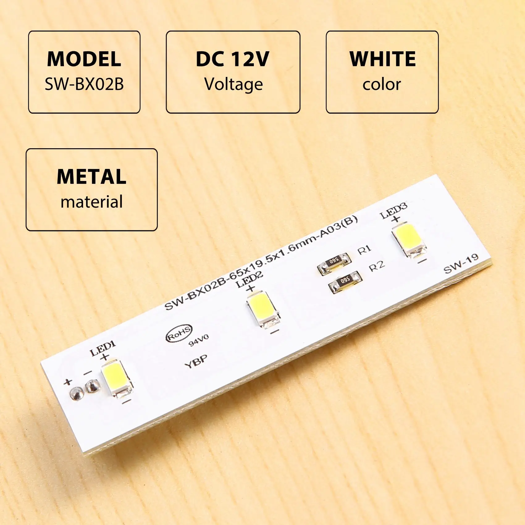 A05E-일렉트로룩스 냉장고 ZBE2350HCA SW-BX02B 수리 부품용 냉장고 LED 라이트 스트립 바 교체용