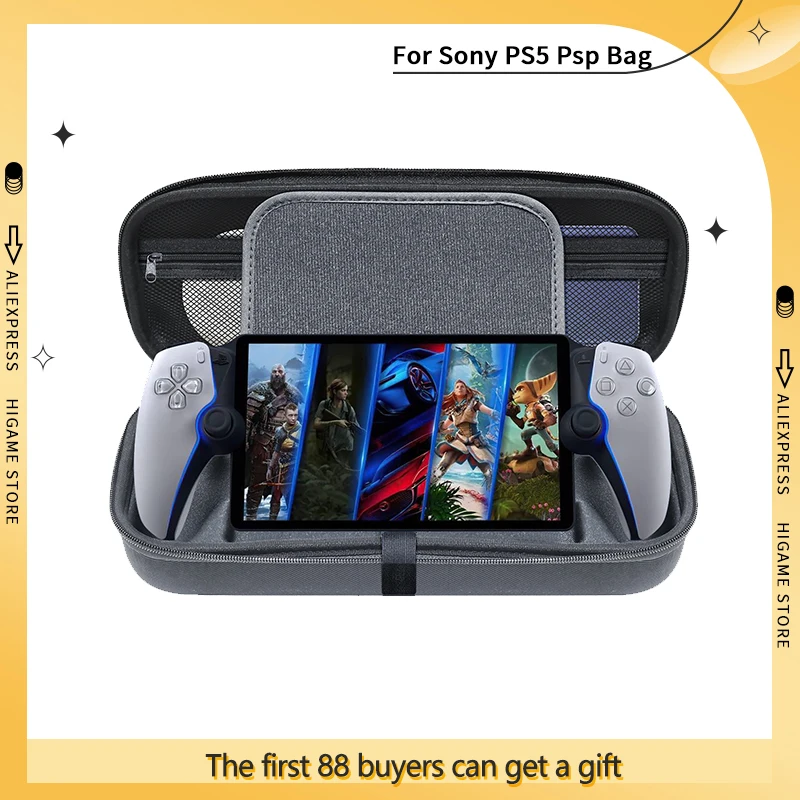

Игровые аксессуары для Sony PS5 PSP, сумка, ручная сумка для хранения EVA, водонепроницаемая Портативная сумка для хранения осени