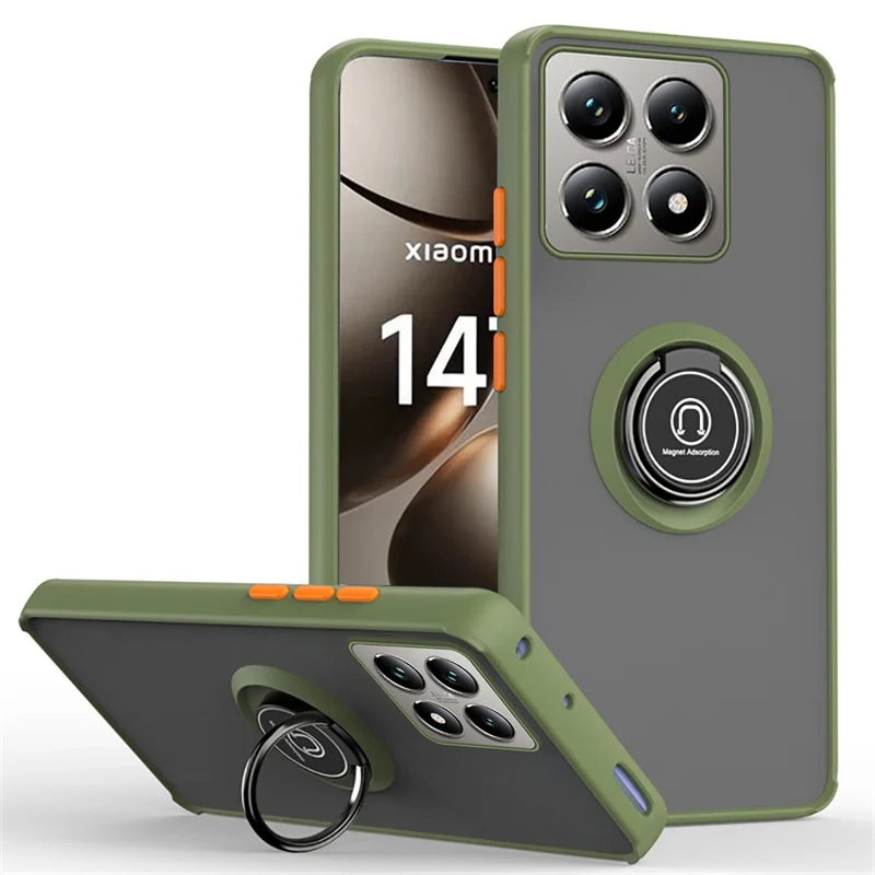 Shockproof Armor Case with Magnetic Ring Holder
