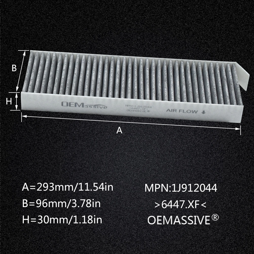 Filtro Abitacolo Originale Per VW Audi Seat Skoda, Ai Carboni Attivi - Foto 10