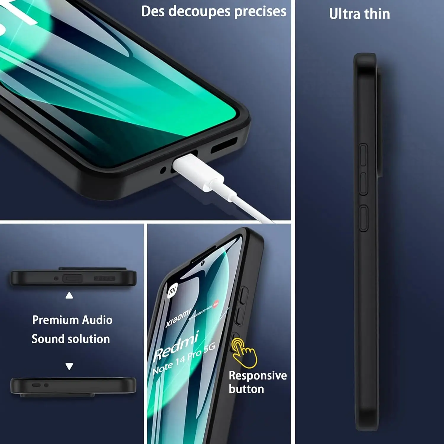 Durable 360° Full Body Case with Built-in Screen Protector Cover