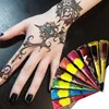 Natural Temporary Flash Tattoo Paste Black Henna Body Paint Arts Disposable Cones Sexy Tattoo Cream Indian Wedding Fashion 2
