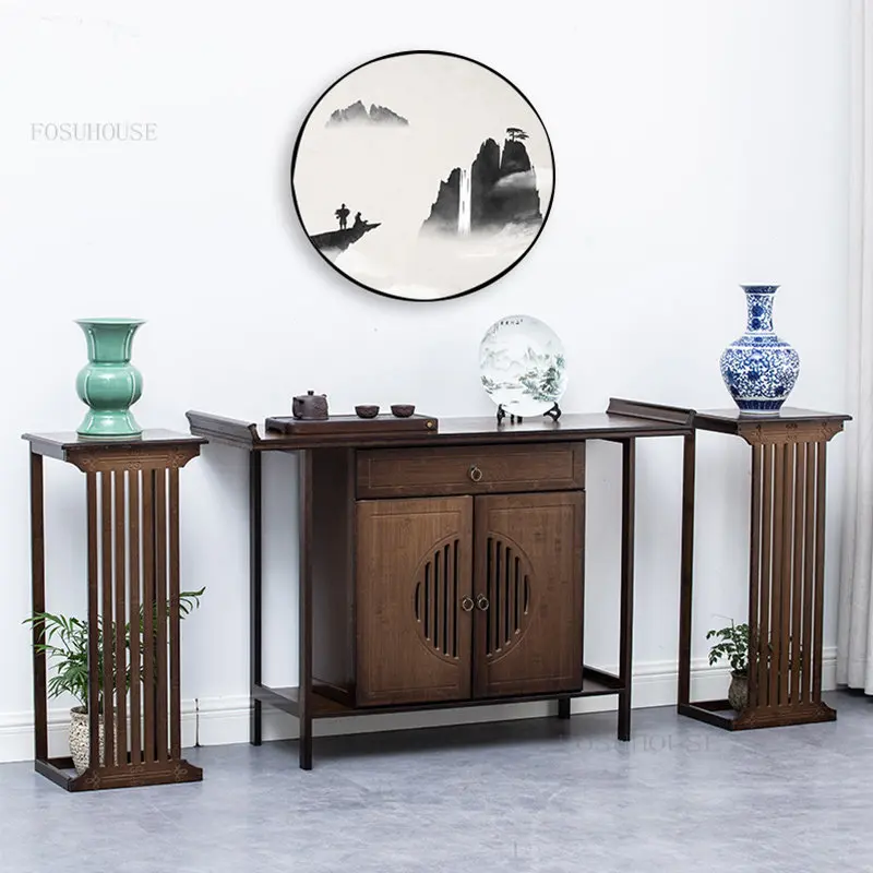 Chinese Living Room Console Tables Home Light Luxury-end High Console Table Modern Tribute Tables Creative Hallway Porch Cabinet