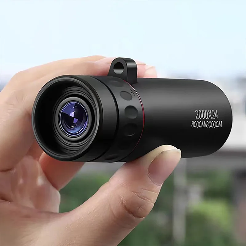 2000x24 HD Monocular Telescope Mini Portable Mobile Phone